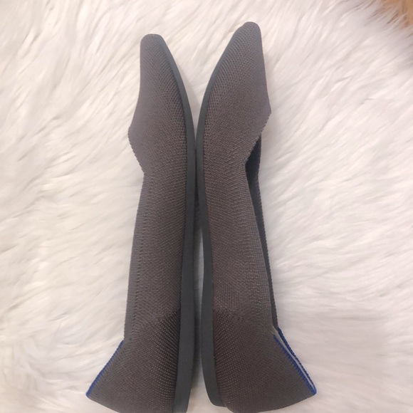 Rothy’s The Point slip on flat shoes. Women’s size 8.5. Colors-Mink with purple. - Picture 5 of 7